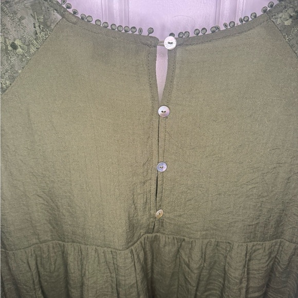 Green Sleeveless Dress by Zac & Rachel - Size 1X - Picture 6 of 8
